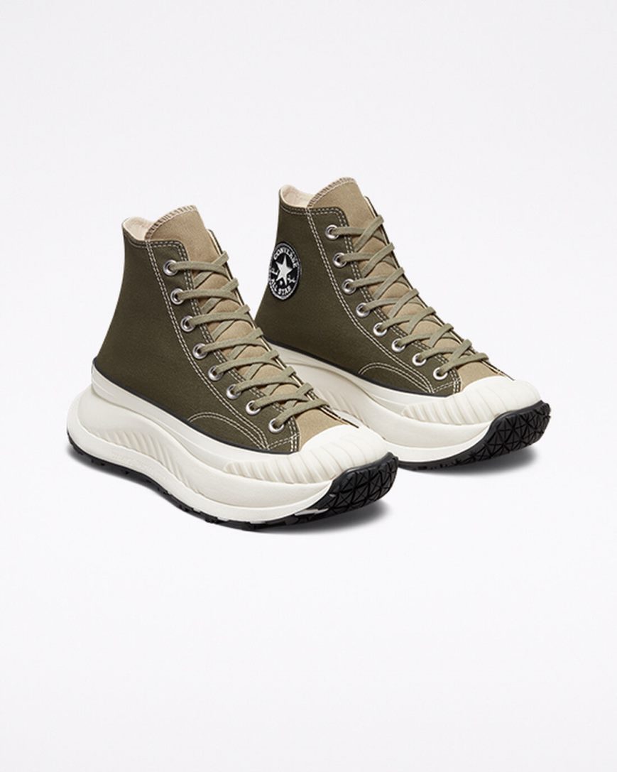 Tenisi Inalti Dama Converse Chuck 70 AT-CX Masline Verzi | RO QUN13W421